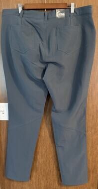 Zyia NWT Mens Storm Grey Chino pant 31” XXL office gorpcore business casual